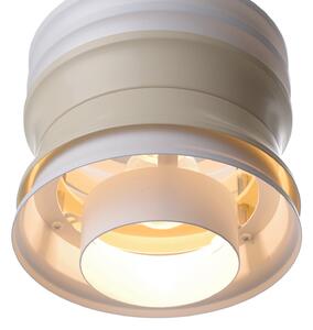 Light for home - Závěsné bilé svítidlo na lanku s bežovzmi prvky 12803 "UNIQ", 1x60W, E27, bílá, béžová