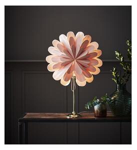 Růžová světelná dekorace Markslöjd Marigold, výška 68 cm