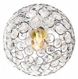 Light for home - Elegantní závěsné svítidlo s chromovými stínidly CRYSTAL 2220/3/C/OW, 3x60W, E27, Černá
