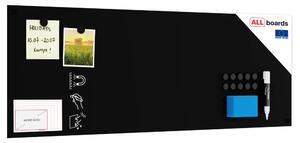 Bezrámová magnetická křídová tabule magnetický panel SLIMboard 90x30 cm, NFCH90x30