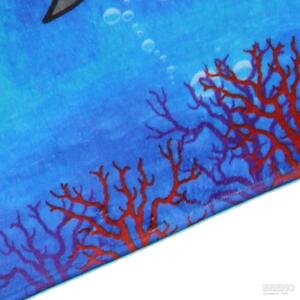 Breno Kusový koberec Sea World, Modrá, Vícebarevné, 76.5 x 117 cm