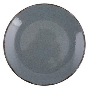 24dílná sada šedého porcelánového nádobí Kütahya Porselen Classic