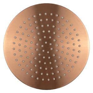 SPRCHOVÁ HLAVICE KULATÁ KARTÁČOVANÁ MĚĎ REA JS-P014BRG 25 cm