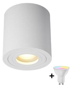 Zuma Line ACGU10-158-N - LED RGBW Stm. bodové svít. 1xGU10/4,8W/230V IP44 bílá+DO