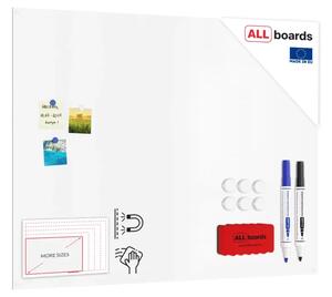 Magnetická tabule SLIMboard bezrámová smazatelná za sucha 90x60 cm,PME90x60