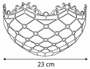 Brilagi - Tiffany vitrážové nástěnné svítidlo IVORY 1xE14/40W/230V
