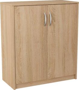 Komoda Matkam 74,01 x 35 x 85 cm dub sonoma matný