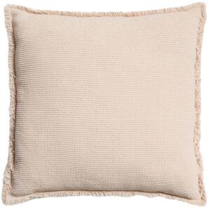 Kave Home Krémový bavlněný povlak na polštář Meral 45 x 45 cm