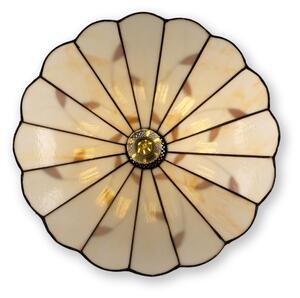 Brilagi - Tiffany vitrážový lustr na řetězu FOLIA 1xE27/60W/230V pr. 40 cm
