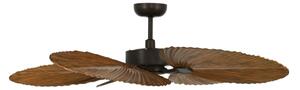 Lucci Air 21065549 - Stropní ventilátor BALI pr. 132 cm hnědá + dálkové ovládání