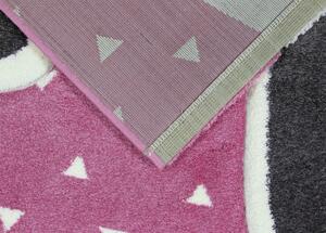 Breno Kusový koberec PASTEL KIDS 52/RVR, Růžová, 160 x 230 cm