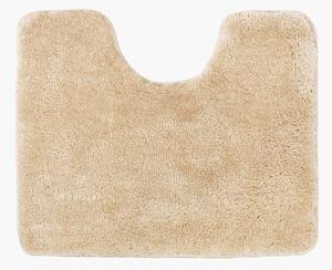 Goldea koupelnová předložka / kobereček s vyšším chlupem a výkrojem - béžová 50x60 cm 50 x 60 cm
