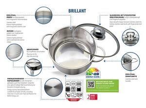 Brillant Hrnec Ø 16 cm, 1,6 l, nerezový ELO BASIC 22216