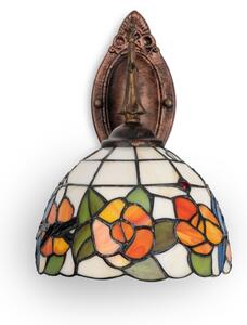 Brilagi - Tiffany vitrážová nástěnná lampa JUNGLE 1xE14/40W/230V