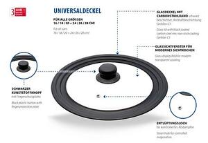 Univerzální poklice Ø 24/26/28 cm ELO 40030