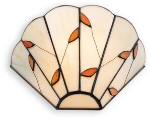 Brilagi - Tiffany vitrážové nástěnné svítidlo FOLIA 1xE14/40W/230V