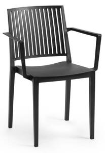 91051 Zahradní křeslo BARS ARMCHAIR - černá