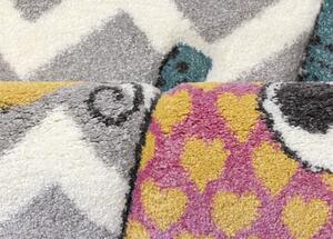 Breno Kusový koberec PASTEL KIDS 48/SVS, Vícebarevné, 120 x 170 cm