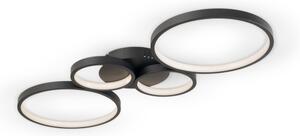 Brilagi - LED Stmívatelné stropní svítidlo RINGO LED/34W/230V černá + DO