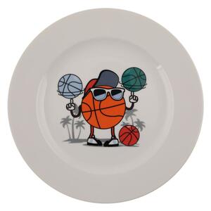 5dílný dětský porcelánový jídelní set Kütahya Porselen Basketball