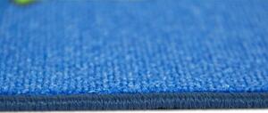 BrenoKusový koberec HOPSCOTCH - Skákací panák - blue, Modrá, Vícebarevné, 95 x 200 cm