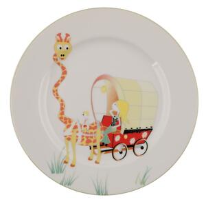 5dílný dětský porcelánový jídelní set Kütahya Porselen Giraffe
