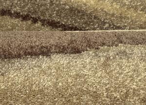 Breno Kusový koberec PORTLAND 1598/AY3D, Hnědá, Vícebarevné, 67 x 120 cm