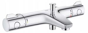 Vanová a sprchová baterie Grohe dvoupáková nástěnná stříbrná