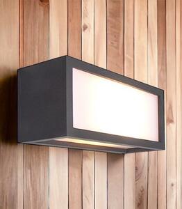Mantra 7050 Utah, antracitové venkovní nástěnné svítidlo 1xE27 20W, šířka 25cm, IP65