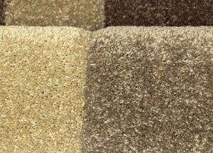 Breno Kusový koberec PORTLAND 3064/AY3J, Hnědá, Vícebarevné, 133 x 190 cm