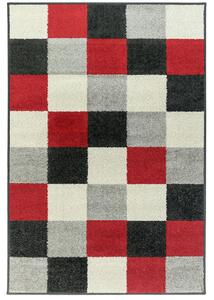 Breno Kusový koberec LOTTO 923/FM6X, Červená, Vícebarevné, 100 x 150 cm