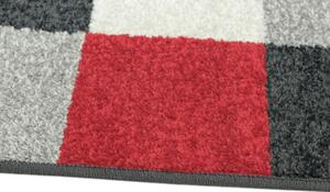 Breno Kusový koberec LOTTO 923/FM6X, Červená, Vícebarevné, 67 x 120 cm