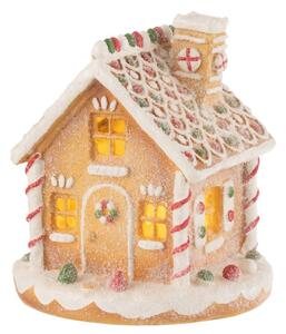 Vánoční perníková chaloupka s Led světýlky Gingerbread House - 22*22*23 cm