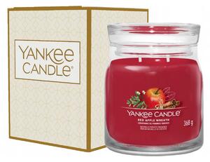 Yankee Candle svíčka Signature ve skle střední Red Apple Wreath 368g