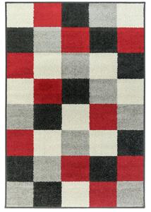 Breno Kusový koberec LOTTO 923/FM6X, Červená, Vícebarevné, 100 x 150 cm
