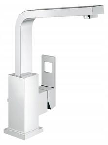 Stojánková umyvadlová baterie Grohe Eurocube, stříbrná