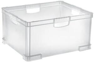 CURVER Úložný box, rovná plastová bedýnka, stohovatelný AURORA - 53 x 43 x 27cm (51L)
