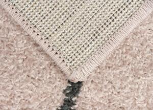 Breno Kusový koberec LOTTO 290/HR5S, Růžová, 100 x 150 cm