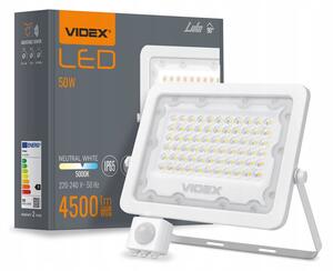 Reflektor s pohybovým senzorem Videx VLE-F2e-505W-S 50 W 4500 lm 5000K IP65
