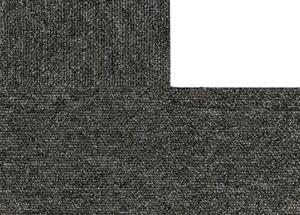 Breno Kobercový čtverec ALPHA 989, velikost balení 5 m2 (20ks), Černá