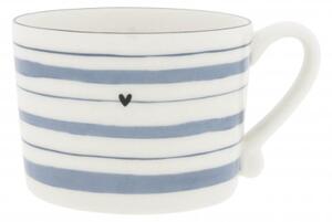Hrnek Akvarel Blue Stripes, modrá, 350ml Bastion Collections LI-CUP-008-IB