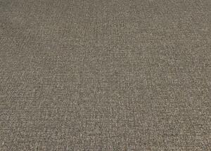 Breno Metrážový koberec DURBAN 43, šíře role 400 cm, Hnědá