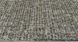 Breno Metrážový koberec DURBAN 49, šíře role 500 cm, Hnědá, Vícebarevné