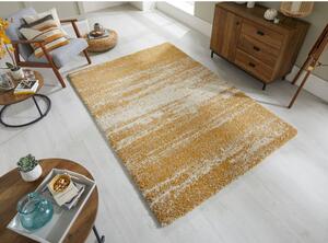 Šedo-žlutý koberec Flair Rugs Reza, 80 x 150 cm