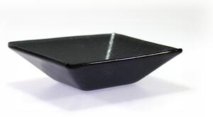 BDK-GLASS Tmavě šedá miska 13x13cm - VESUV