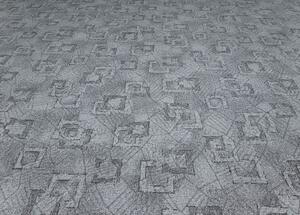 Breno Metrážový koberec BOSSANOVA 95, šíře role 300 cm, Šedá