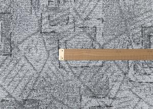 Breno Metrážový koberec BOSSANOVA 95, šíře role 400 cm, Šedá