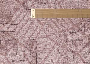 Breno Metrážový koberec BOSSANOVA 62, šíře role 400 cm, Růžová
