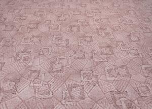Breno Metrážový koberec BOSSANOVA 62, šíře role 400 cm, Růžová