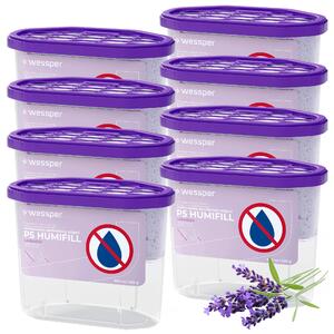 Odvlhčovač Wessper P5 HUMIFILL 600 ml - levandulový - 8 kusů